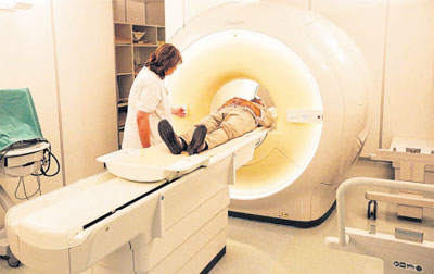 Magnetresonanztomografie der Radiologische Klinik des Gesundheitszentrum Bitterfeld/Wolfen